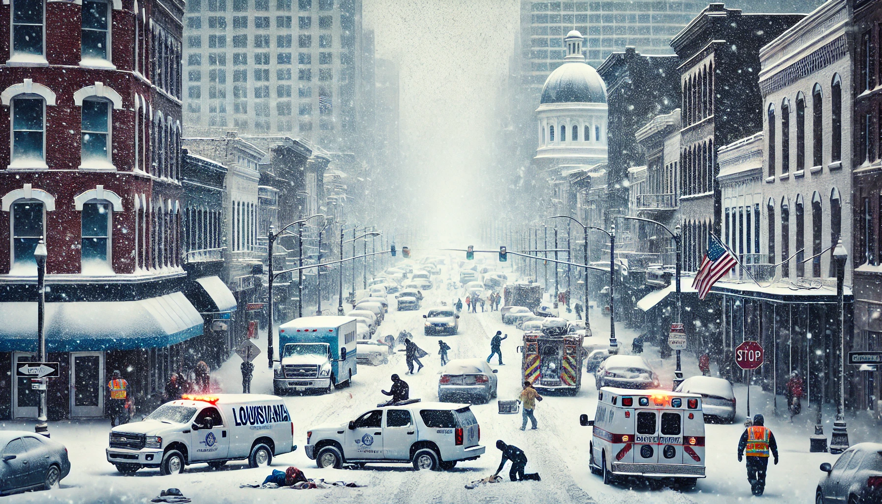 Governor Jeff Landry Warns About Historic Snowfall Keeping Residents HomeBound